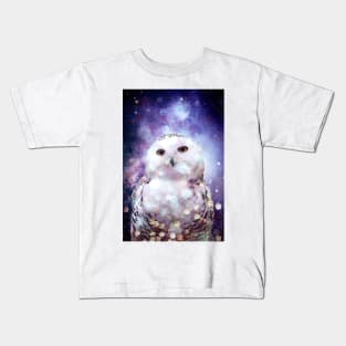 owl galaxy Kids T-Shirt